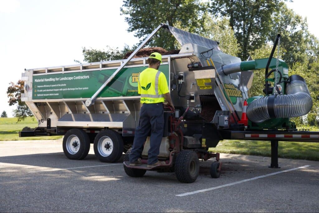Mulch Mule service efficiently clears debris in parks and outdoor spaces.