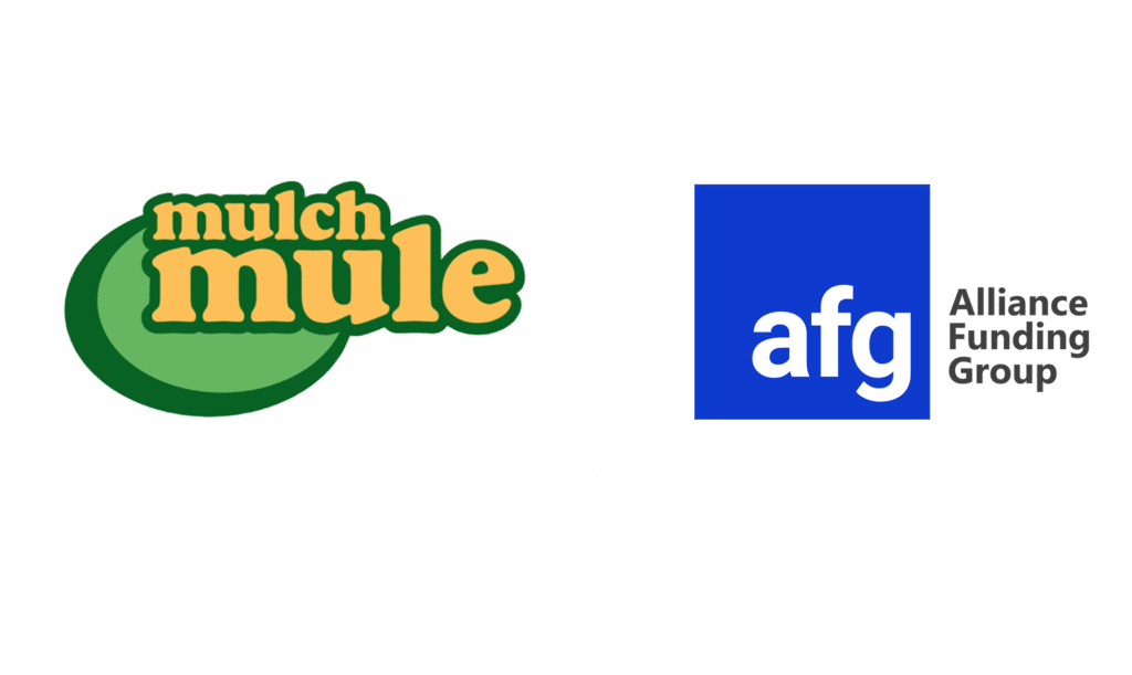 Mulch Mule logo representing eco-friendly landscaping solutions and gardening services.