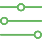 Settings adjustment controls for user-friendly digital interface customization.